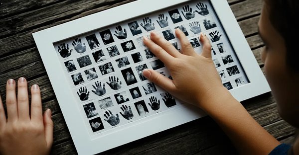 Des souvenirs uniques à portée de main avec un kit d'empreintes